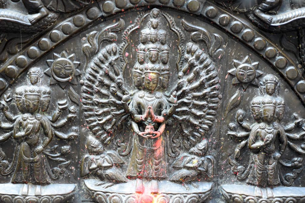 Lokeswar Buddha at the Tadhunchen Bahal.