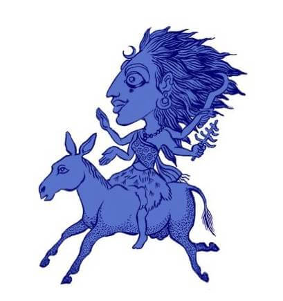 The Navadurga, Kalratri illustration by SATYA MOSES